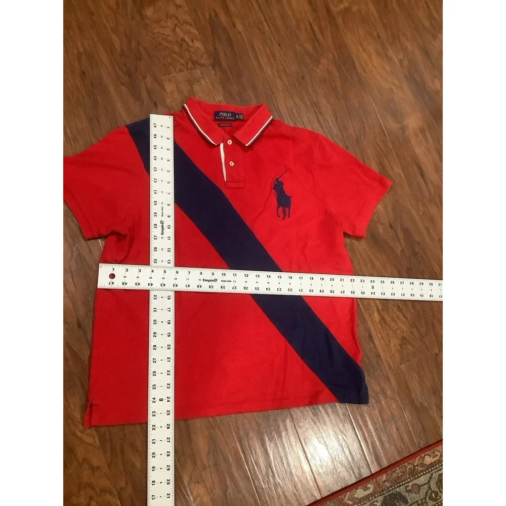 Ralph Lauren Polo Men's Red X-Large  Big Pony Logo Embroider Sash